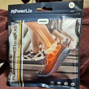 Unisex Black Plantar Fasciitis Socks